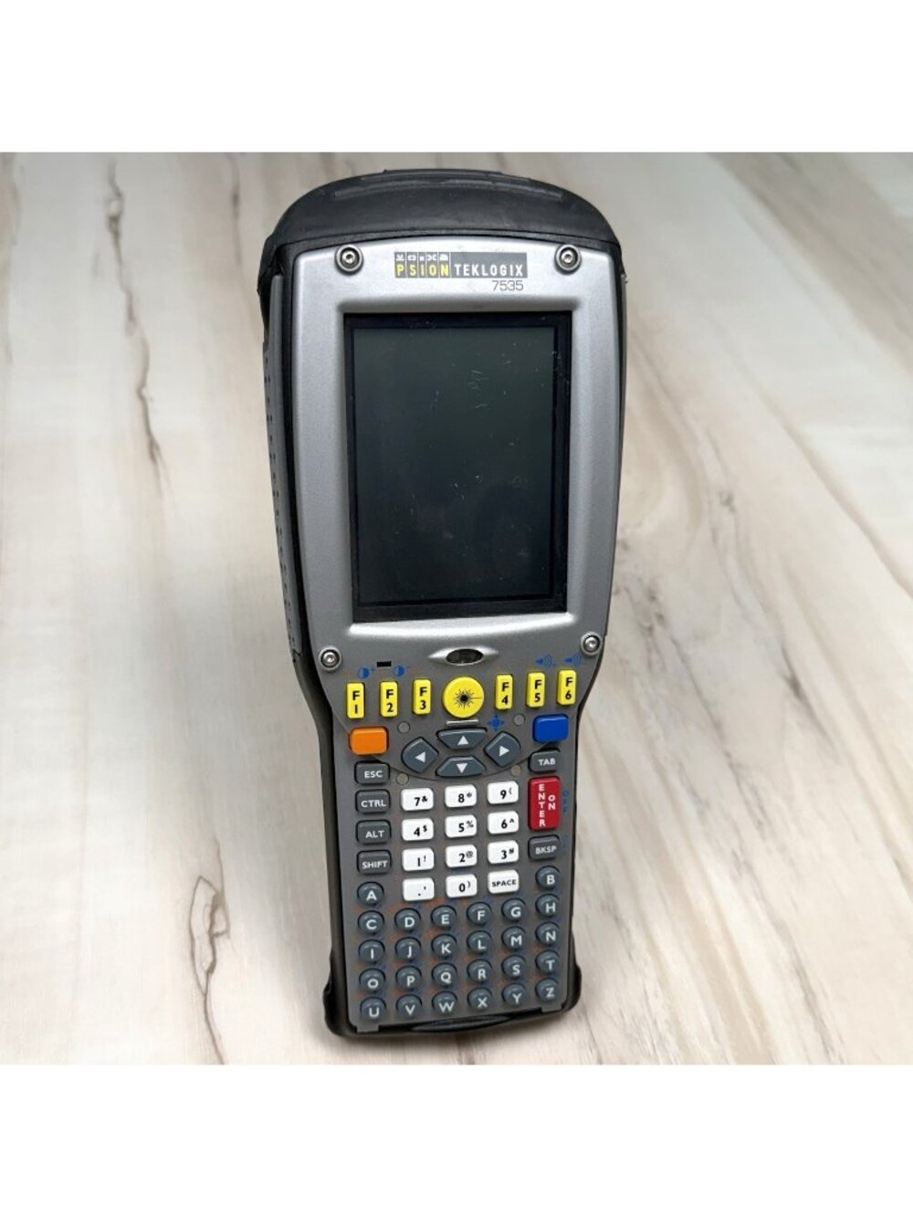 PSION Teklogix 7535 58-Key Handheld Terminal Barcode Scanner *No Battery/Charger
